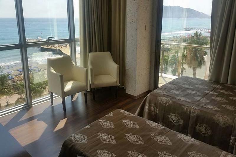 Bayar Garden Beach Hotel Аланя Екстериор снимка